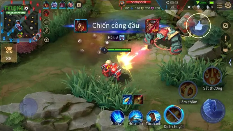 Khái niệm cược chiến công đầu được sử dụng trong game gì?